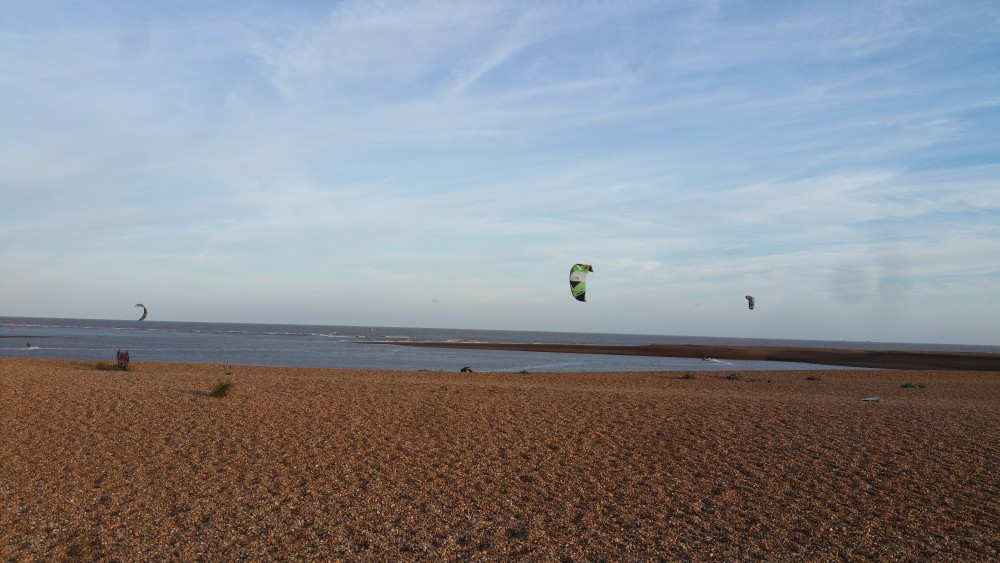 Shingle Street at low tide